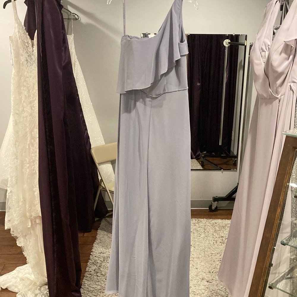 Dove Mori Lee Chiffon Jumpsuit style#21574